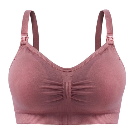 Breathable Maternity Pregnant Bras Comfort Breastfeeding Sleep Bralette Women Wireless Seamless Nursing Underwear