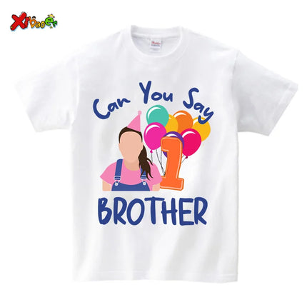 Birthday Girl Shirt Boy First Birthday Shirt Family Matching outfit 1st Birthday can you say family one first birthday party 2nd