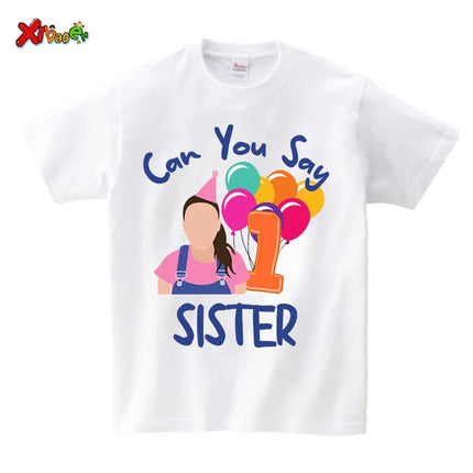 Birthday Girl Shirt Boy First Birthday Shirt Family Matching outfit 1st Birthday can you say family one first birthday party 2nd