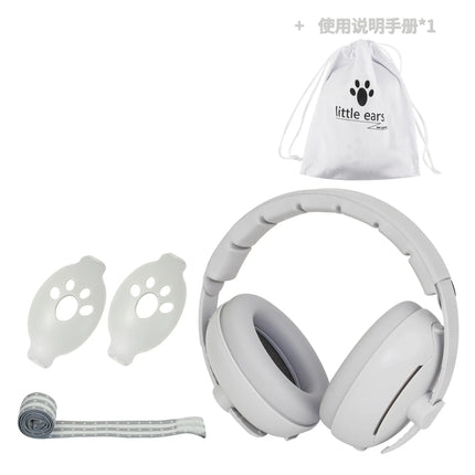 Baby Ear Protection Noise Cancelling Headphones 2-in-1 Convertible Design Noise Reduction Earmuffs for Infant Improves Sleep
