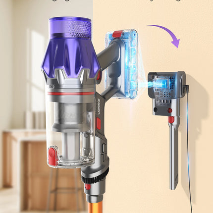 Laresar V7 500W 50KPA Suction Power Cordless Vacuum Cleaner  Handheld smart Home appliance Removable Battery Dust Cup