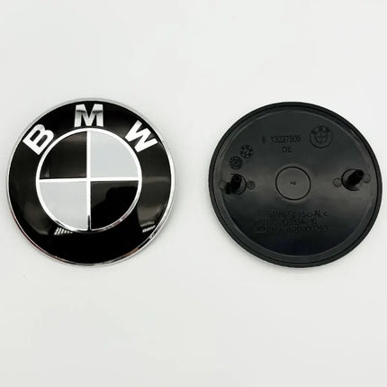 3D ABS 74mm 82mm Car Front Hood Badge Logo Rear Trunk Emblem For BMW M Performance E39 E60 E90 F20 F15 E46 G20 G30 Accessories