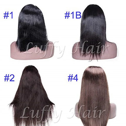 5x4.5 Silk Top Full Lace Human Hair Wig Silky Straight Pre Plucked Malaysian Remy Hair Silk Base Full Lace Wig 180% Density