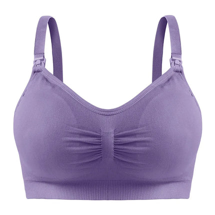 Breathable Maternity Pregnant Bras Comfort Breastfeeding Sleep Bralette Women Wireless Seamless Nursing Underwear