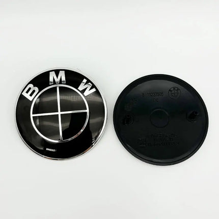 3D ABS 74mm 82mm Car Front Hood Badge Logo Rear Trunk Emblem For BMW M Performance E39 E60 E90 F20 F15 E46 G20 G30 Accessories