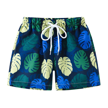 2025 Summer Children Shorts Baby Boys Girls Cartoon Beach Trunks Baby Casual Sports Cropped Pants Kids Middle Waist Board Shorts
